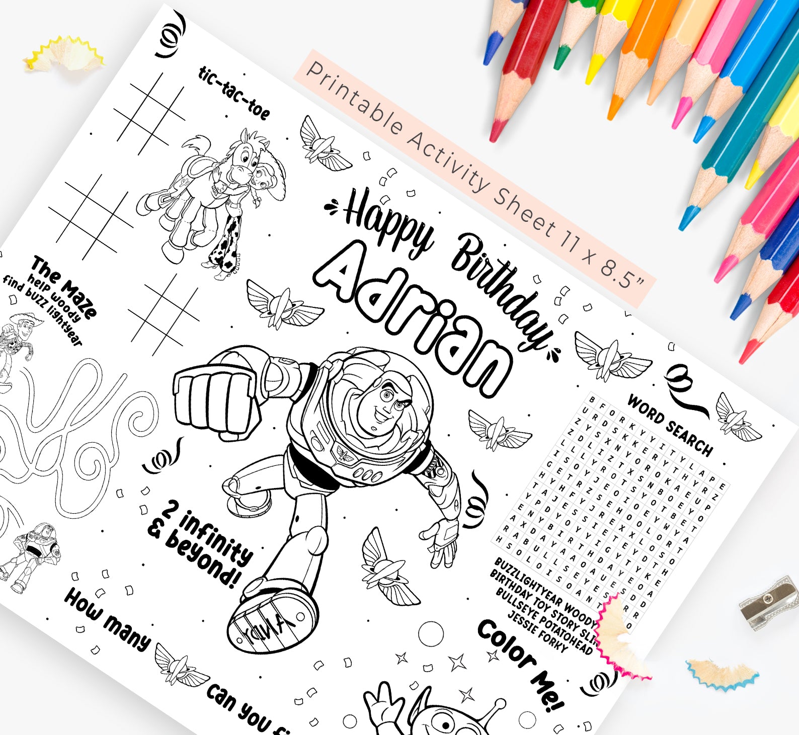 toy story coloring pages buzz and woody and jessie