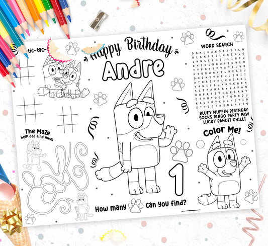 Bluey Activity Sheet