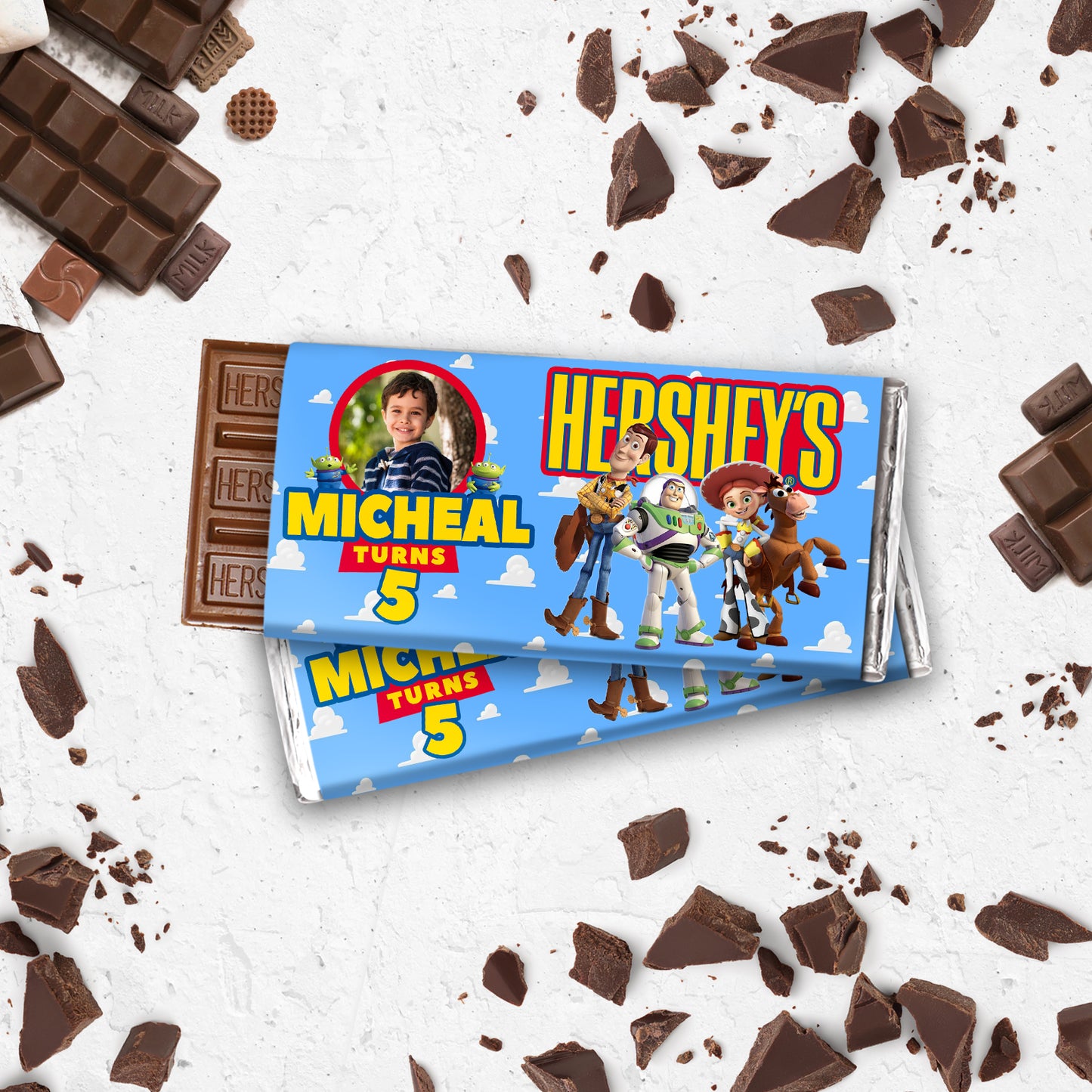 Toy Story Printable Chocolate Wrapper