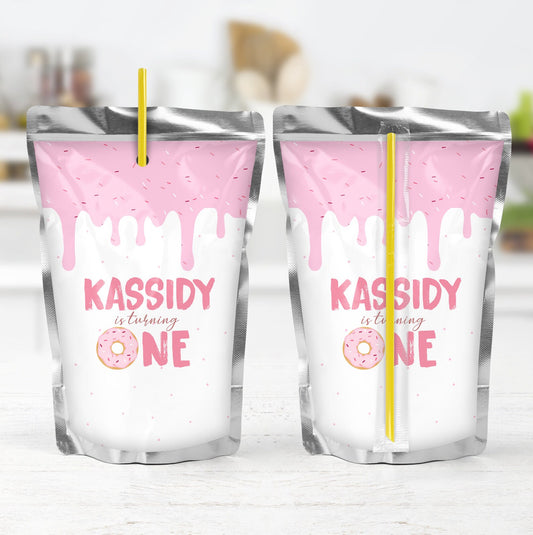 Donut Printable Capri Sun Label