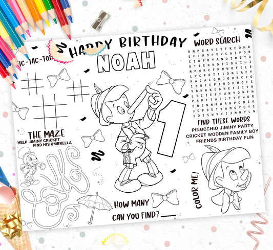 Pinocchio Activity Sheet