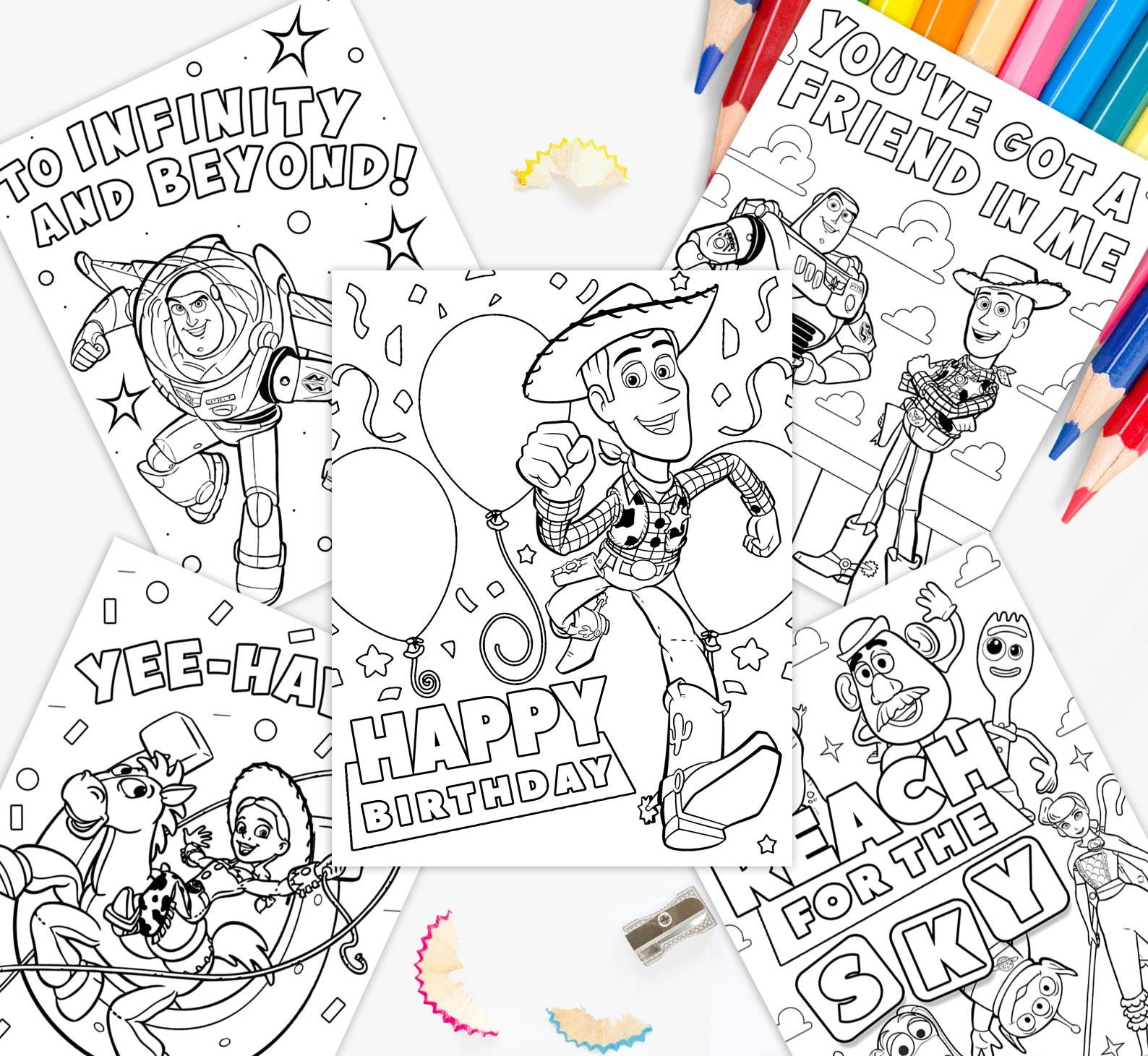 Toy Story Colouring pages - Main Image