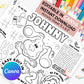 Blues Clues Activity Sheet (Edit In Canva & Instant Download)