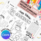 Bluey Activity Sheet (Edit In Canva & Instant Download)