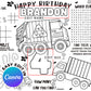 Printable Garbage Truck Birthday Activity Sheet ( Instant Download )