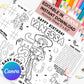 Jessie Toy Story Activity Sheet (Edit In Canva & Instant Download)