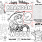 Woody Toy Story Activity Sheet (Edit In Canva & Instant Download)