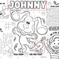 Blues Clues Activity Sheet (Edit In Canva & Instant Download)