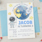 Space Birthday Invitation | Editable Astronaut & Rocket Party Invite | Outer Space Theme | Printable Kids Invitation | Instant Download
