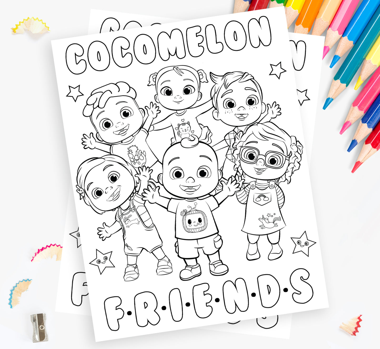 Friends Single Coloring page lilyjanekreations