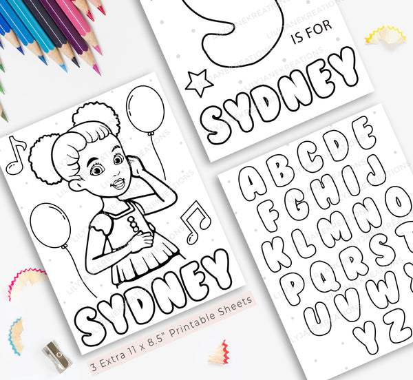 Gracies Corner Activity Sheet + 3 Coloring Sheets lilyjanekreations