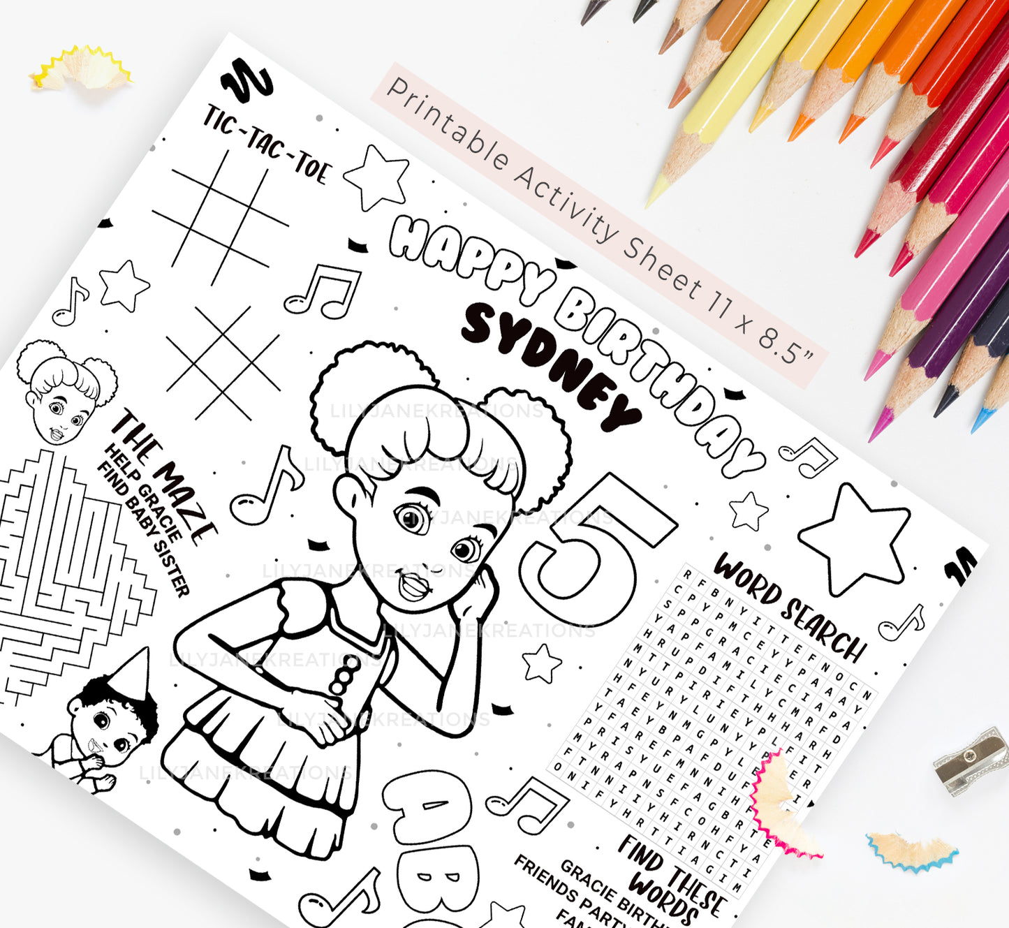 the word sister coloring pages