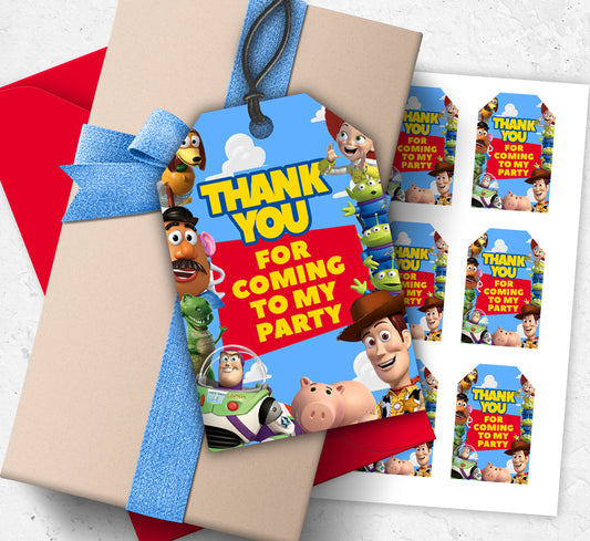 Toy Story Thank You Tags