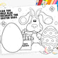 Blues Clues Easter Printable Coloring Sheet