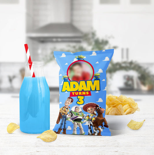 Toy Story With Photo Printable Chip Bag